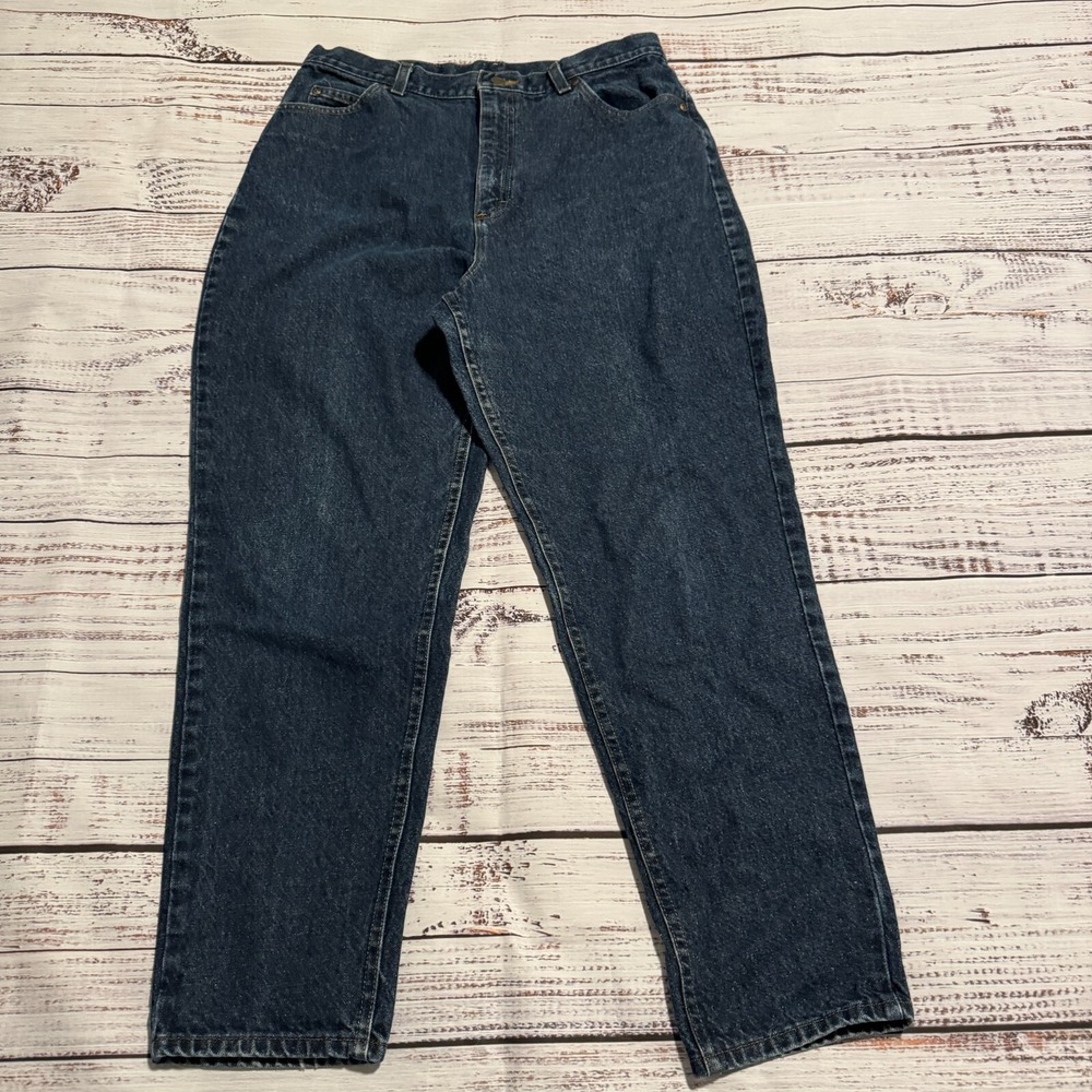 Vintage LL Bean Double L Natural Fit Jeans‎ Blue Denim Pants Women's Size 32x28